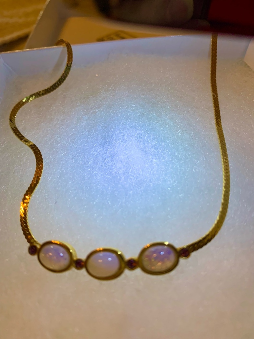 Givenchy Opal necklace Gold tone